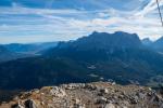 Am Gipfel, BLick über Garmisch