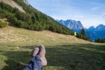Nochmal Rast mit Zugspitzblick
