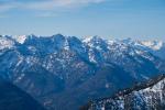 Blick richtung Allgäu, im Hintergrund der Hochvogel