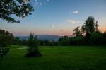 Abendstimmung, Blick aus dem Waldhaus