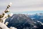 Rechts im Bild recht markant die Östliche Karwendelspitze