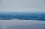 Am Horizont erkennt man den Bayrischen Wald mit dem Arber