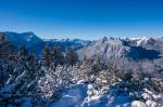 Und natürlich der Blick über Garmisch bis ins Allgäu