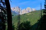Erste Aussichten zur Östlichen Karwendelspitze und Vogelkarspitze